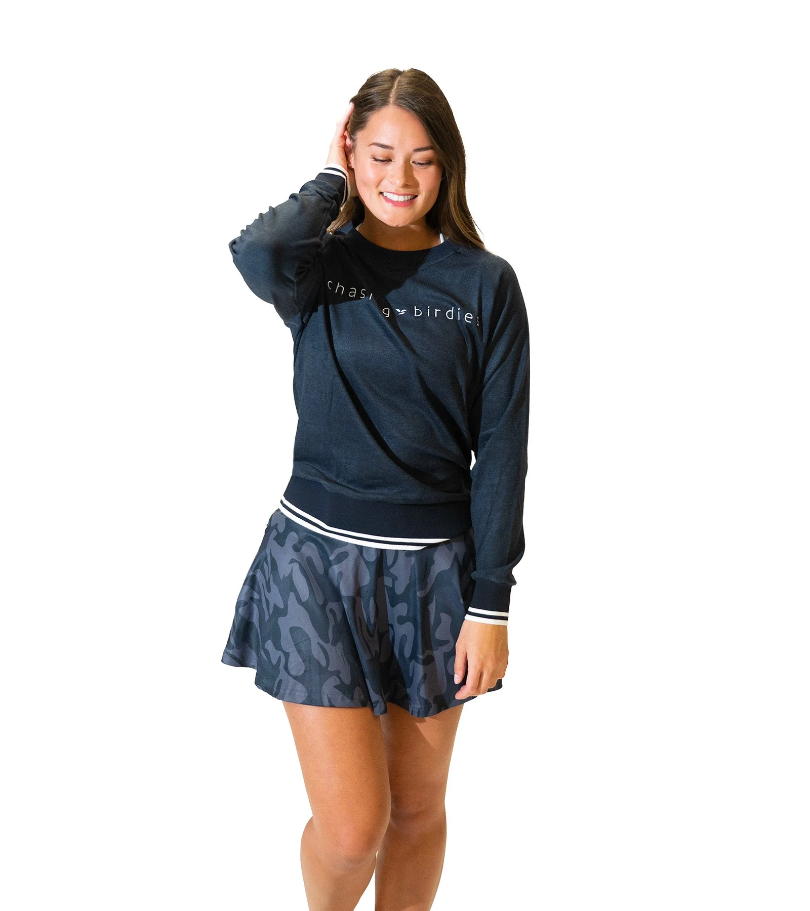 Chasing Birdies Varsity Sweatshirt - Image 4