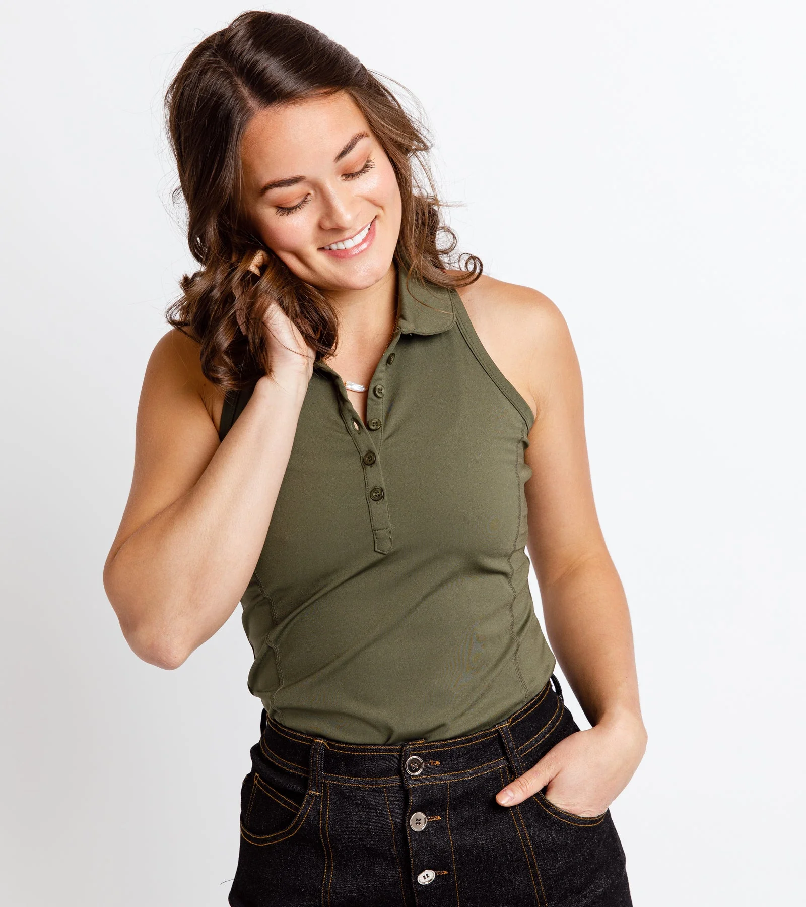 COEUR Sleeveless Polo - Image 4
