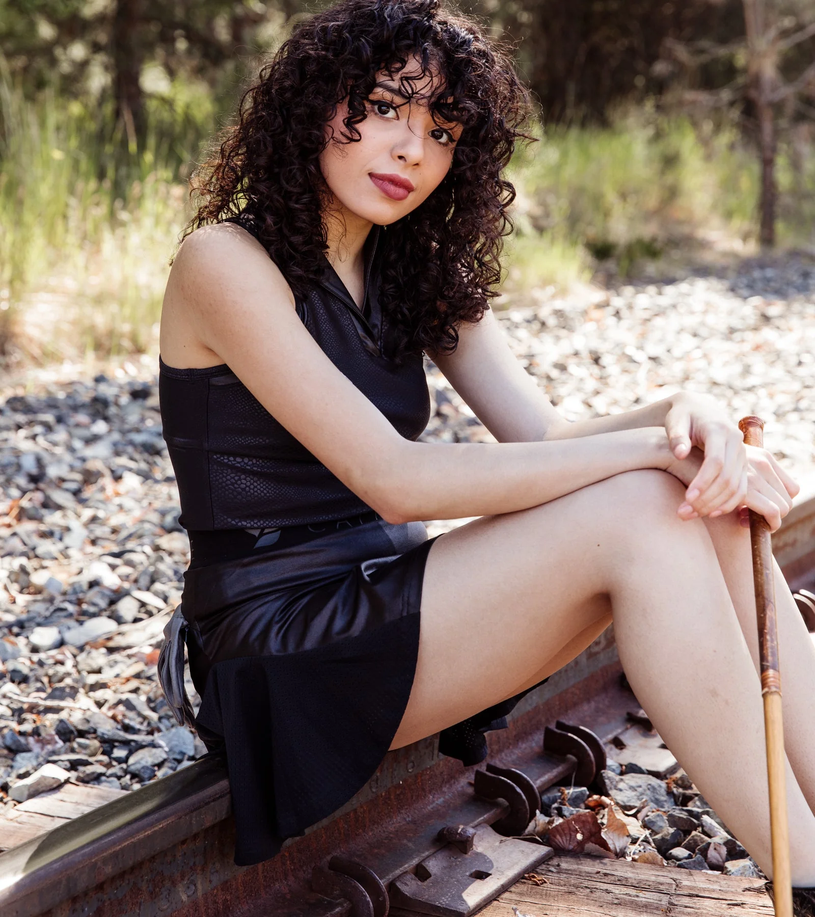 Lucky in “Leather” Skirt - Image 12