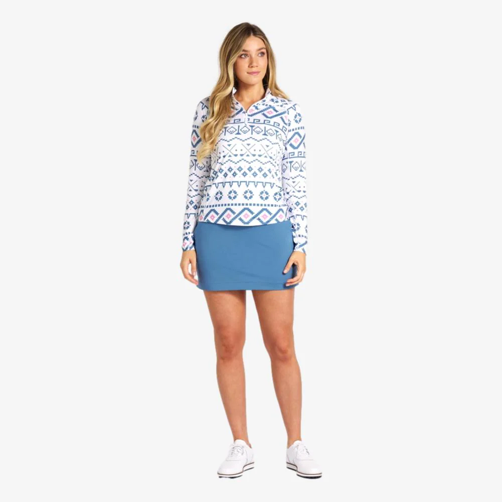 PUMA Fair Isle Quarter Zip Pull Over - Image 2