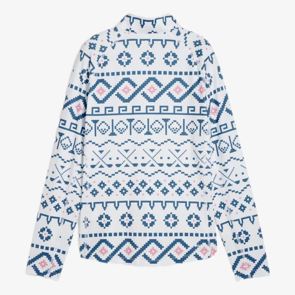 PUMA Fair Isle Quarter Zip Pull Over - Image 6