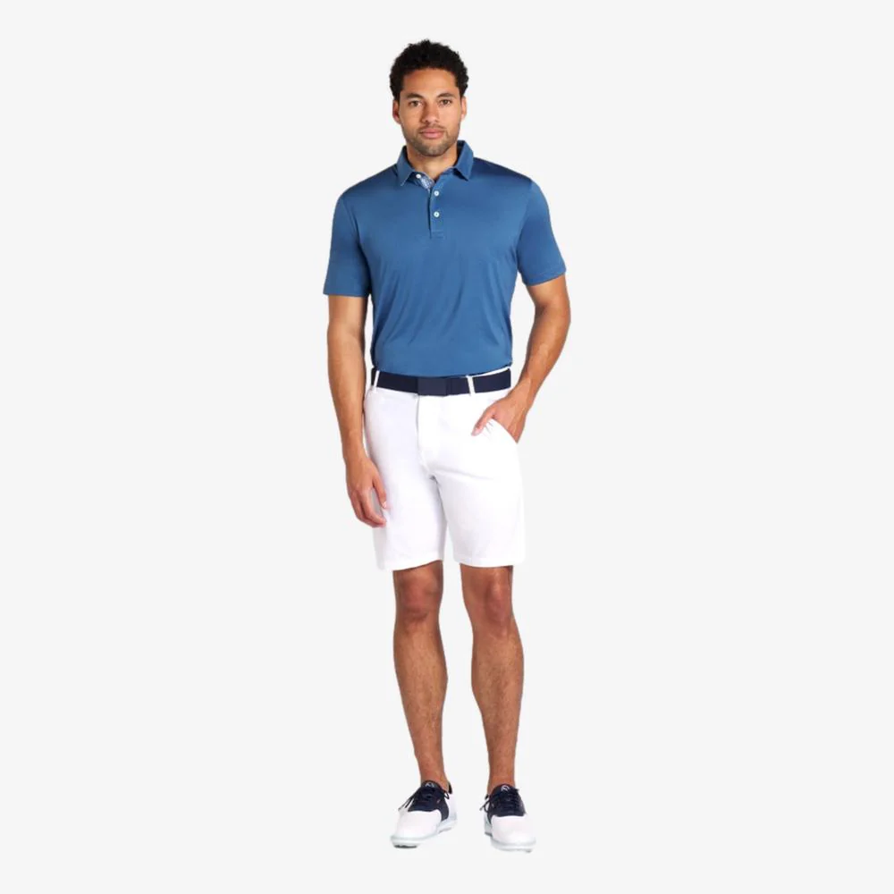 PUMA Fair Isle Trim Short Sleeve Polo Shirt - Image 2