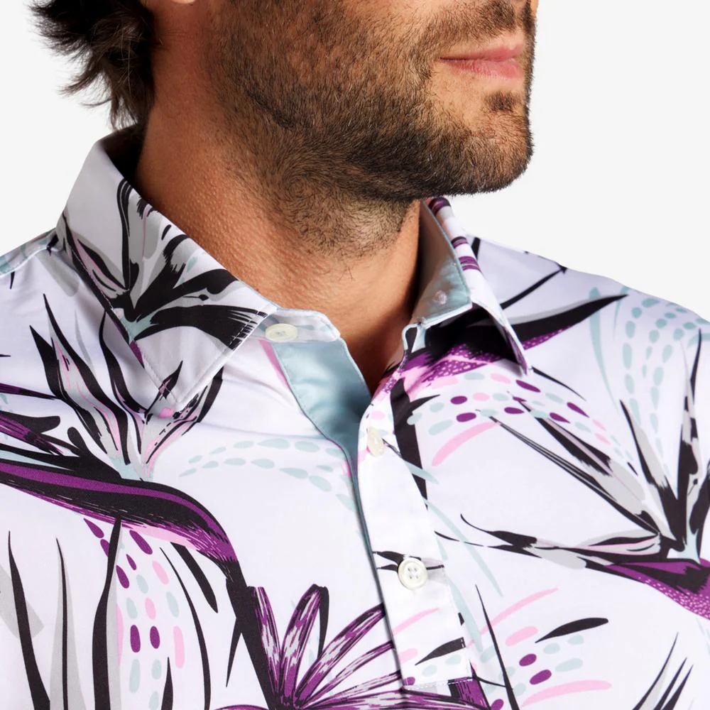 PUMA MATTR Birds of Paradise Golf Polo - Image 8