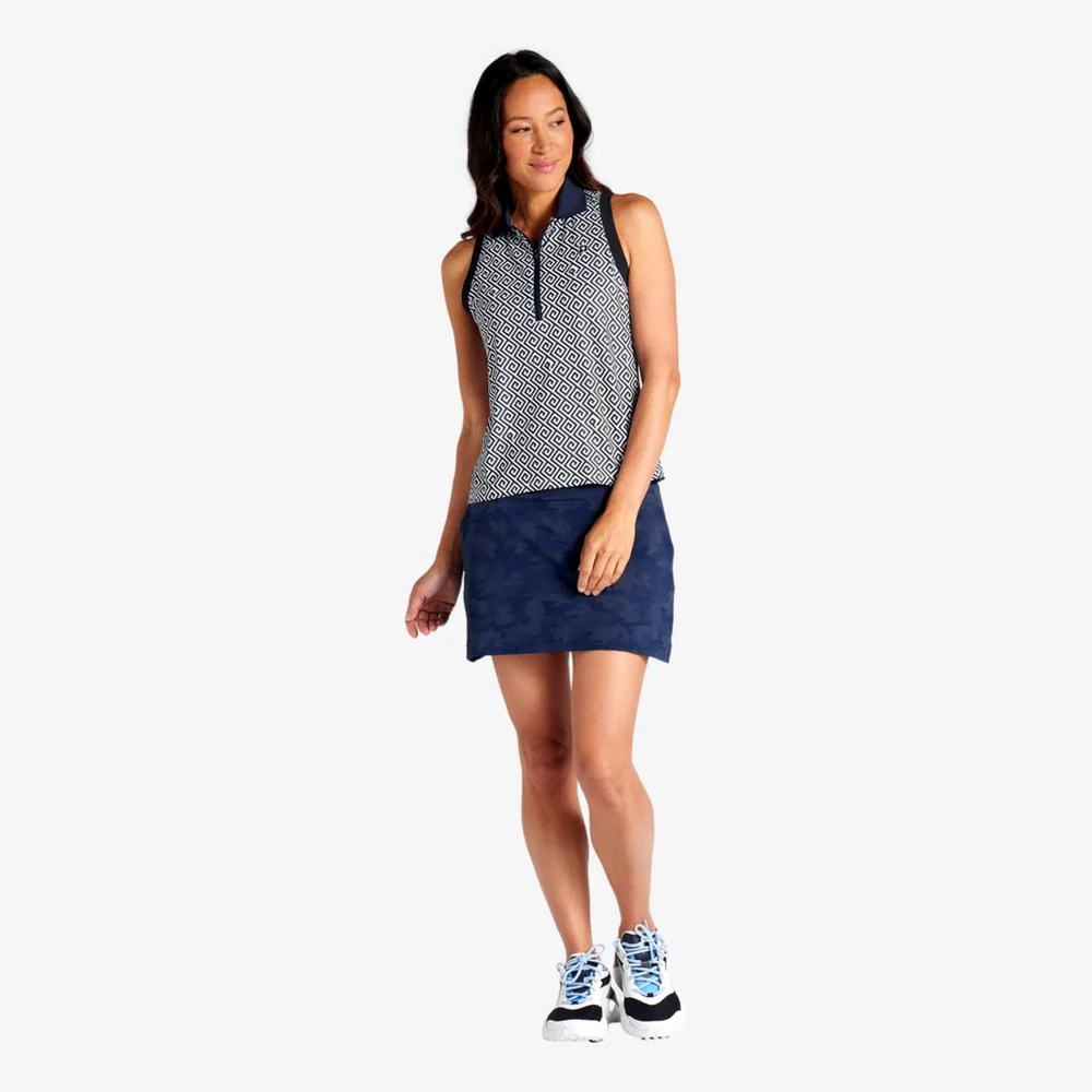 PUMA PTC Resort Geo Sleeveless Polo Shirt