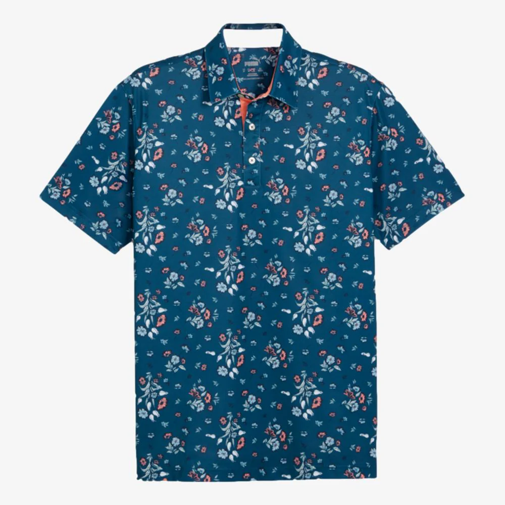PUMA S24D4: Pique Heirloom Floral Polo - Image 5