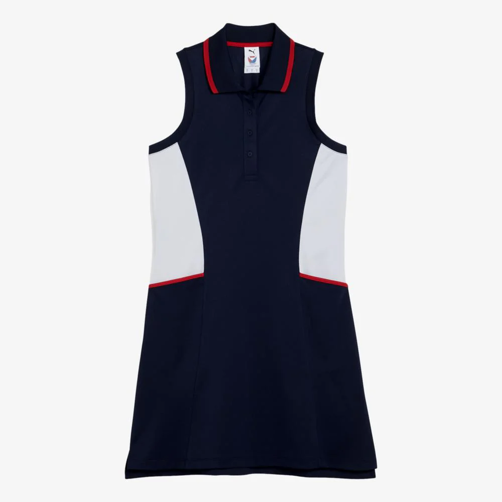 PUMA Volition Colorblock Sleeveless Pique Dress - Image 6