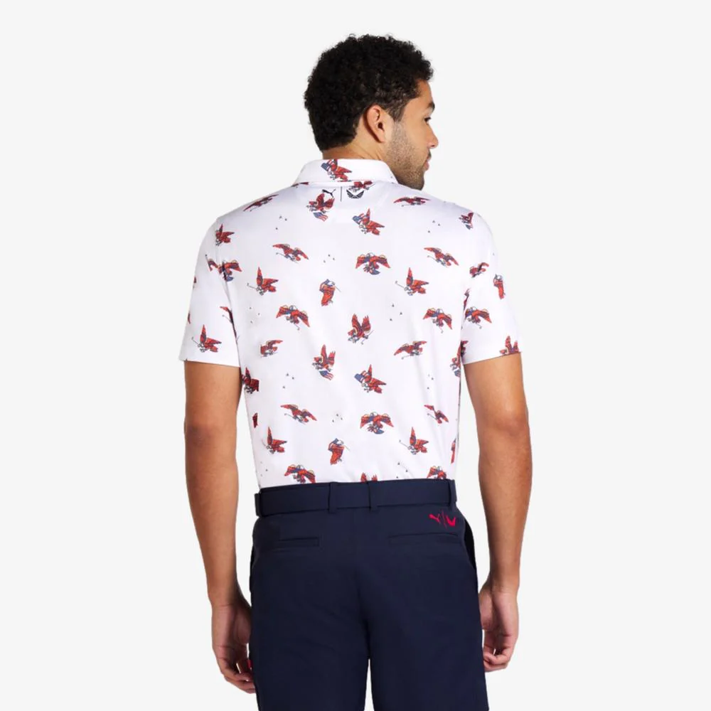 PUMA Volition Flying Eagles Short Sleeve Polo Shirt - Image 10