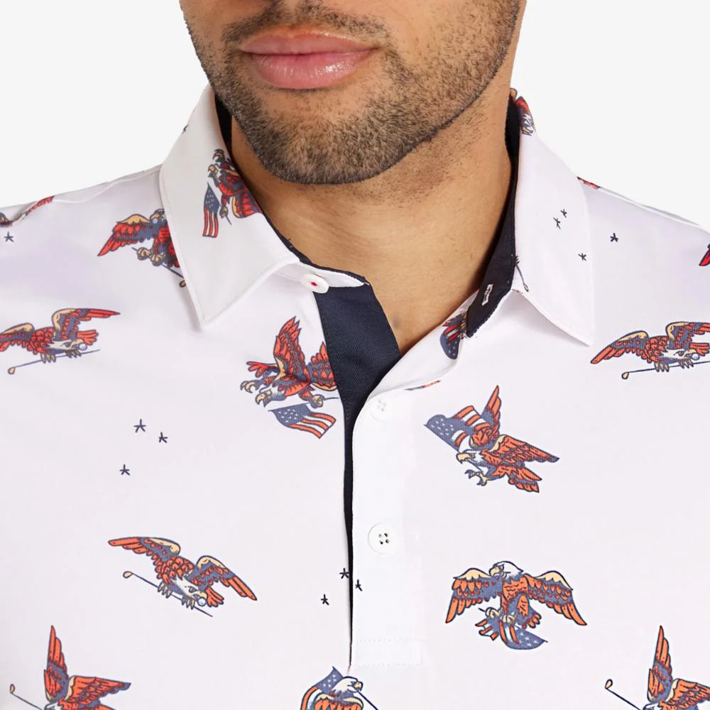 PUMA Volition Flying Eagles Short Sleeve Polo Shirt - Image 9
