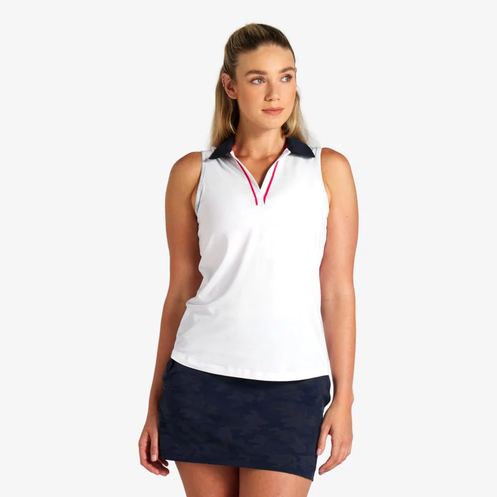 PUMA Volition Piped Sleeveless Polo Shirt - Image 2