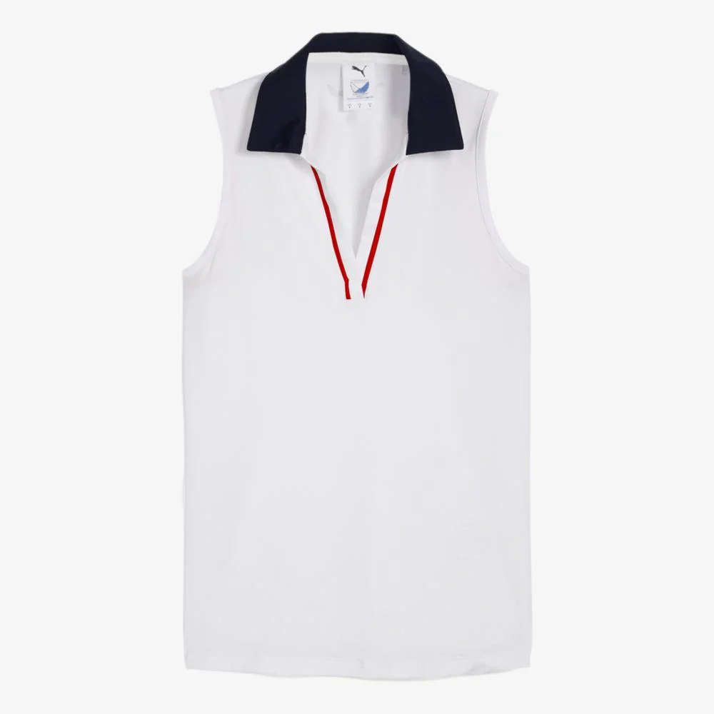 PUMA Volition Piped Sleeveless Polo Shirt - Image 6