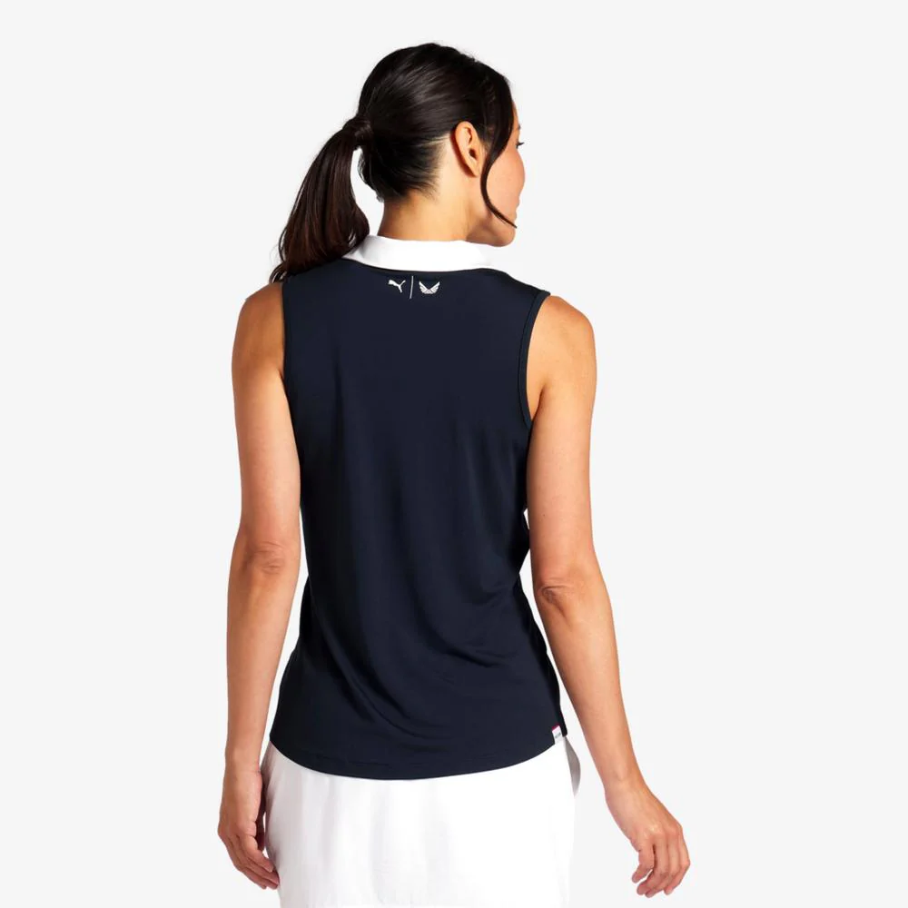 PUMA Volition Piped Sleeveless Polo Shirt - Image 9