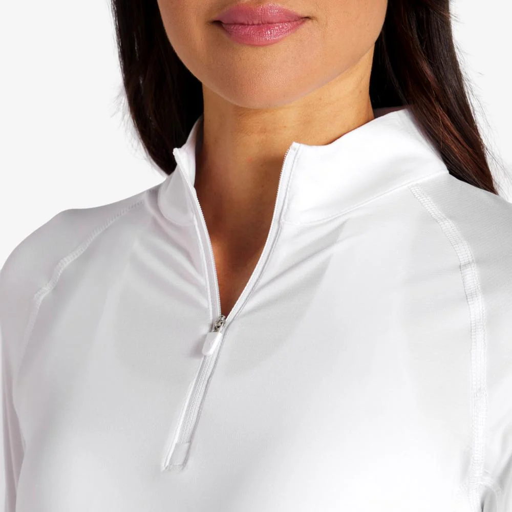 PUMA YOU-V Solid Quarter Zip Pull Over - Image 3