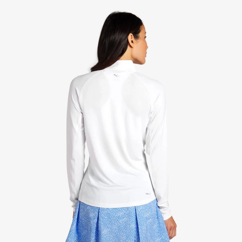 PUMA YOU-V Solid Quarter Zip Pull Over - Image 4
